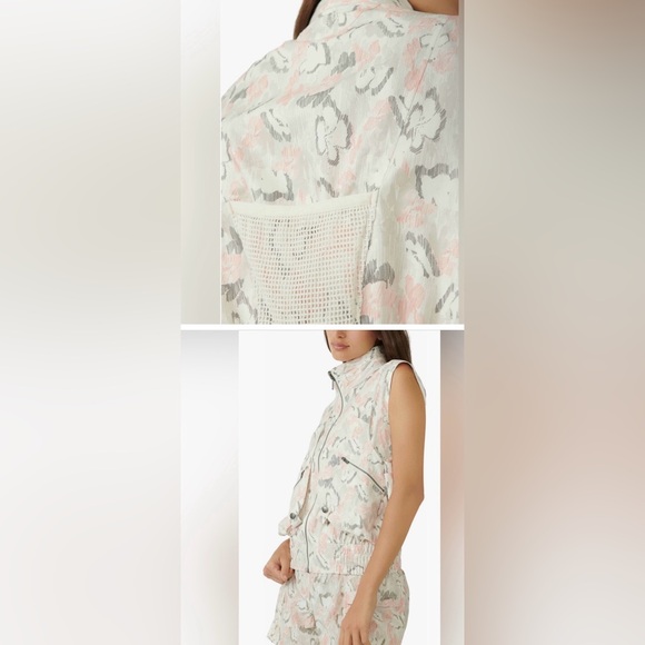 Free People Off The Grid Printed Vest NWOT - Picture 4 of 7